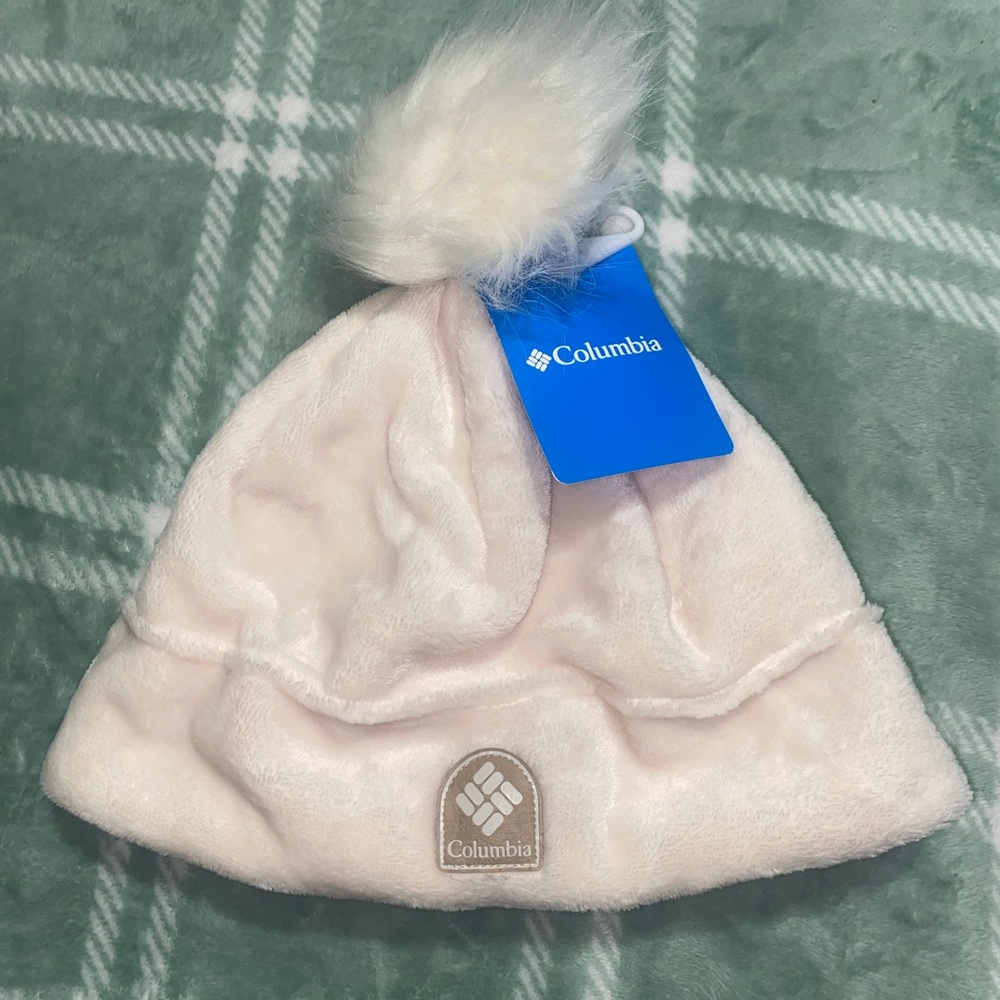 Columbia Kids'/Adult Cream Fleece Hat